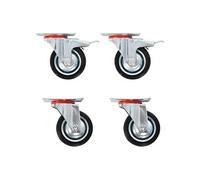 12 pcs Roulettes pivotantes 75 mm