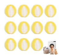 12 Pièces Anti Poil Machine à Laver, Attrape-peluches réutilisable, Boules anti-poils pour le linge, Boule anti-peluches réutilisable pour animaux pour poils de chien et chat Vêtements et Literie (A)