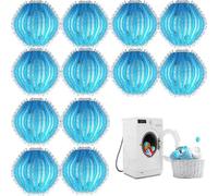 12 Pièces Anti Poil Machine à Laver, Attrape Poils Machine a Laver, Enleve Poil Animaux Réutilisable, Balle de Lavage, Boule Anti Poils Machine a Laver pour Vêtements et la Literie