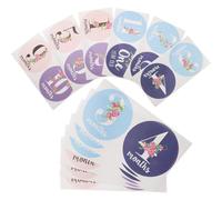 12 Pièces Autocollants Mensuels pour Bébé -né, Cartes Papier | Réutilisables, sans Colle ni Traces, pour Photo Sociale, Décor Mensuel, Usage Bébé -né
