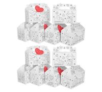 12 Pièces Boîte à Coloriage de Noël Soi-même, Carton, Biscuits | Motifs Maison ’épices, Lignes Prédécoupées, Carte Incluse, Emballage Pratique pour Parents et Organisateurs