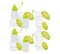 12 Pièces Boîte à Condiments Mini en Plastique | Design Compact et Portable, Fermeture Hermétique, Préserve Arômes et Qualité, Évite le Mélange des Épices