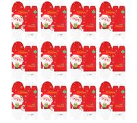 12 Pièces Boîte Présent de Noël Rouge en Papier, Coffret | Ruban, Thème Christmas, Boîte D'emballage Festive, Lot Unique
