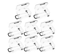 12 Pièces Boîte Valise Miniature Noire, Lot Créatif Réutilisable | Fermoir Pratique, Usage Simple et Solide, Décor Événementiel, Présents Invités, Style Innovant