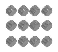 12 Pièces Bouchon Fileté Pvc 20mm Gris, Raccord Femelle | Étanchéité Temporaire, Structure à Filetage Interne, Usage sur Canalisation Pvc, Lot