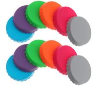 12 Pièces Bouchons de Bouteille en Silicone, de Rechange pour Vin | Lot Simple, Usage Maison, Camping et Fête, Fermeture Étanche, Garde les Boissons Propres et Sûres