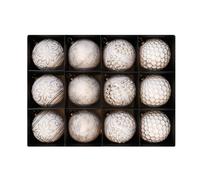 12 pièces Boules de Noël incassables Boule Suspendue Ornement décoration d ' Arbre de noël pour Manteaux de Couronne Ensemble d ' Ornement de Vacances d ' Hiver