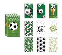 12 pièces Cahier à spirales de football, bloc-notes, agenda de retour à l'école, carnet de poche, bloc-notes, journal étudiant, cadeau d'anniversaire préféré des étudiants, bloc-notes d'artisanat, liv