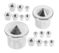 12 Pièces Centreur de Tourillons en Acier 1,5x1,5x1,5cm pour Perçage Bois | Goupilles Argentées, Alignement Précis, Pose Rapide sur Armoires et Bibliothèques, pour Projets Personnels ou Professionnels