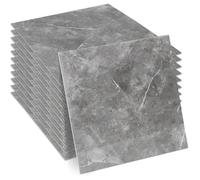 12 Pièces Credence Adhesive pour Cuisine 30x30 cm, Carreaux Adhesifs 3D Effet 12 Gris-a, Crédence Cuisine Salle de Bain STICKERS