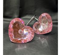 12 pièces Crochet de rideau de douche en PMMA, anneau de rideau de douche en forme de cœur créatif pour la décoration de salle de bain, la décoration d'automne, les accessoires de salle de bain, la re