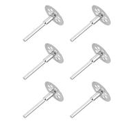 12 Pièces Disque de Coupe Diamanté 22mm pour Meule, Verre et Jade | Plaque de Découpe Argenté, Lot, Mandrin Compatible, Usage sur Outil Pneumatique