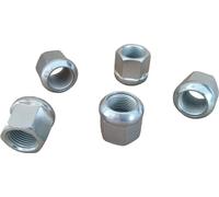 12 pièces - Ecrou à embase sphérique - Ecrou de roue - M22 x 1,5 - DIN 74361-8 A - zingué