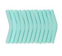 12 Pièces Embout de Paille en Silicone Réutilisable | Manchon Souple de Fleur, Nettoyage Facile, pour Garçon et Filles et Seniors, Style Coloré et Mignon