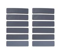 12 Pièces Glissière pour Meubles Rectangulaire, Patin Adhésif | Protection Anti-abrasion pour Tapis, Pose Permanente Autocollante, Lot Pratique pour Déplacer Tables et Chaises