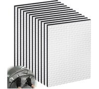 12 Pièces Isolant Thermique et Phonique Voiture, Tapis d'Isolation Acoustique Auto-adhésif Aluminium, Insonorisation(250x180x5mm)