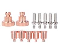 12 pièces KP2845 8 1 3 buses Électrodes Kit laiton cuivre Torche de découpe plasma Consommables pour LC105 80A