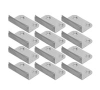 12 Pièces Lames de Rechange pour Cutter Ruban 30mm en Fer | Support de Ruban et Carton Adhésif, Usage Bureau ou Ligne de Colisage, Argenté, Dentelée