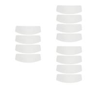 12 Pièces Lentille de Remplacement pour Capot de Sablage Transparente Hy | PVC Rigide, Profil Courbe Large, Surface Dure Anti-rayures, pour Casques et Masques de Soudage
