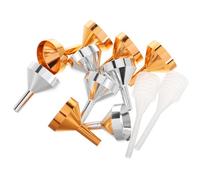 12 Pièces Mini Entonnoir à Parfum en Métal, Petit Lot | Plastique et Aluminium, Léger et Fiable, Réduit les Pertes, pour Flacon Pulvérisateur et Huiles
