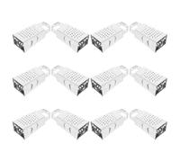 12 Pièces Mini Râpe à Boîte en Acier Inoxydable Argenté | Râpe à Fromage, Lame Inox, Poignée Ergonomique, Coupe Grossière et Tranches Régulières, la Cuisine Maison