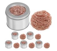 12 Pièces Nettoyeur de Panne à Souder avec Support et Brosse | Kit Complet Entretien Fer à Souder, Pâte Rafraîchissante, Accessoires Compacts, Usage Atelier et Électronique