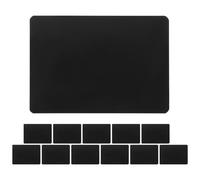 12 Pièces Panneau D'affichage Prix A7 Noir ABS Clip Vertical | Supermarchés et Aliments en Vrac, Écriture Effaçable, Usage, Format A7 Pratique