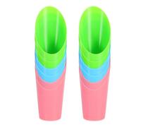 12 Pièces Pelles de Rempotage en Plastique pour Plantes | Outils de Culture Compacts, Légers et Robustes, pour Micro Paysages et Bureaux, Options Colorées