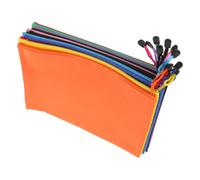 12 Pièces Pochette A4 Zippée en Tissu Oxford, Étui Documents Imperméable | Double Fermeture Éclair, Accès et Latéral, Rangement Pratique pour Dossiers lors de Voyages ou Déplacements en Voiture