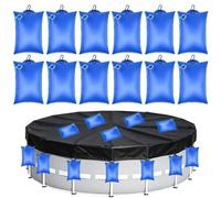 12 pièces : poids et sacs à eau pour couverture de piscine, destinés à la sécurité de la piscine