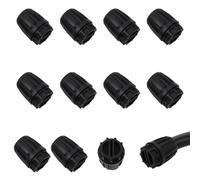 12 Pièces Raccords t Irrigation pour Système D'arrosage Micro | Adaptateur Bouchons D'irrigation Connecteur de Tuyau D'irrigation pour Tuyaux 1/2" (13/16 mm) - Bouchons D'extrémité