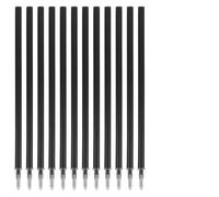 12 Pièces Recharges Stylos Effaçable Noir, Compatibles avec Legami Recharges Gel Effaçables de Pointe 0,7 mm Hauteur 13 cm Encre Thermosensible Mines Rechargeable Stylos Gel pour bureaux Noir