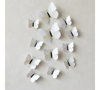 12 pièces Stickers muraux en 3D papillon, décalcomanies murales en plastique amovibles de papillon, pour la décoration de la maison, autocollants, décalcomanies murales, décalcomanies en vinyle pour l