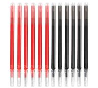 12 Pièces Stylo Effacables Pour Pilot, Encre Thermosensible, Remplacement Du Stylo, Pour écrire, 6 Noir + 6 rouge, 0,5mm
