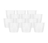 12 Pièces Tasse à Mesurer Réutilisable PP 160ml | Surface Lisse, Niveau Visible, Nettoyage Facile, Accessoire Compatible Cuisine et Remplacement