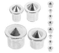12 Pièces Tige de Positionnement en Acier Argenté, Lot 3 | Centreur de Tourillon, Alignement Précis pour Armoires et Placards, Installation Rapide, Usage Bricolage et Pro