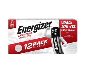 12 Piles LR44 / A76 / V13GA Energizer Alcaline 1,5V