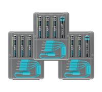 12 Piles Rechargeables USB-C AAA / HR03 750mAh PaleBlue Voyager Lithium Ion 1.5V