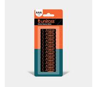 12 Piles Salines AAA / R03 Uniross Extra Heavy Duty
