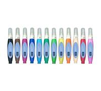 12 Pinceaux Avec Réservoir - Assortiment De Couleur - 15 Ml - Lefranc Bourgeois