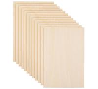 12 plaques de bois de 300x210x3 mm, non traitées, pour la fabrication de modèles artisanaux