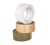 12 Rouleaux Adhésifs SILENCIEUX : 50 mm X 100 mètres Havane