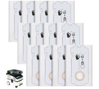 12 sacs à poussière - Festool CT MINI/MIDI - 204308