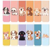 12 Signets Magnétiques Chien Mignon Chat Étiquettes De Page Magnétiques Chien Clips De Page Magnétiques Marque-pages Magnétiques Pour Animaux De Compagnie Enfants Étudiant Enseignant Fournitures De Le