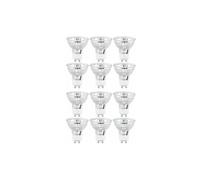 : 12 spots LED GU10 - 300 lm - Blanc chaud