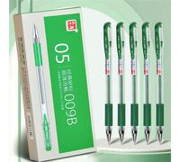12 stylos dans une boîte de stylos-gel verts - pointe de 0,5 mm, écriture fluide, encre verte, encre - fournitures de bureau/fournitures scolaires parfaites pour la rentrée scolaire 6 stylos,12 stylos