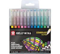 12 Stylos - Encre Gel - 12 Couleurs - Sakura Gelly Roll - Set Stardust - Dessin