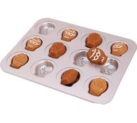 12 tasses Moule à poisson antiadhésif Muffin Cupcake Poêle Mini gâteau Taiyaki Fondant Topper DŽCORATION Pain de maïs Chat Chien Chiot Traiter les cubes de glace