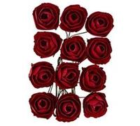 12 tiges renoncule artificielle 2.5cm rouge - arty fetes factory 96172 Rouge G