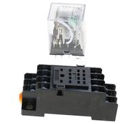 12 V 10 A - Niveau intermédiaire avec base à 8 broches - Relais de bobine de puissance électromagnétique pour le contrôle industriel